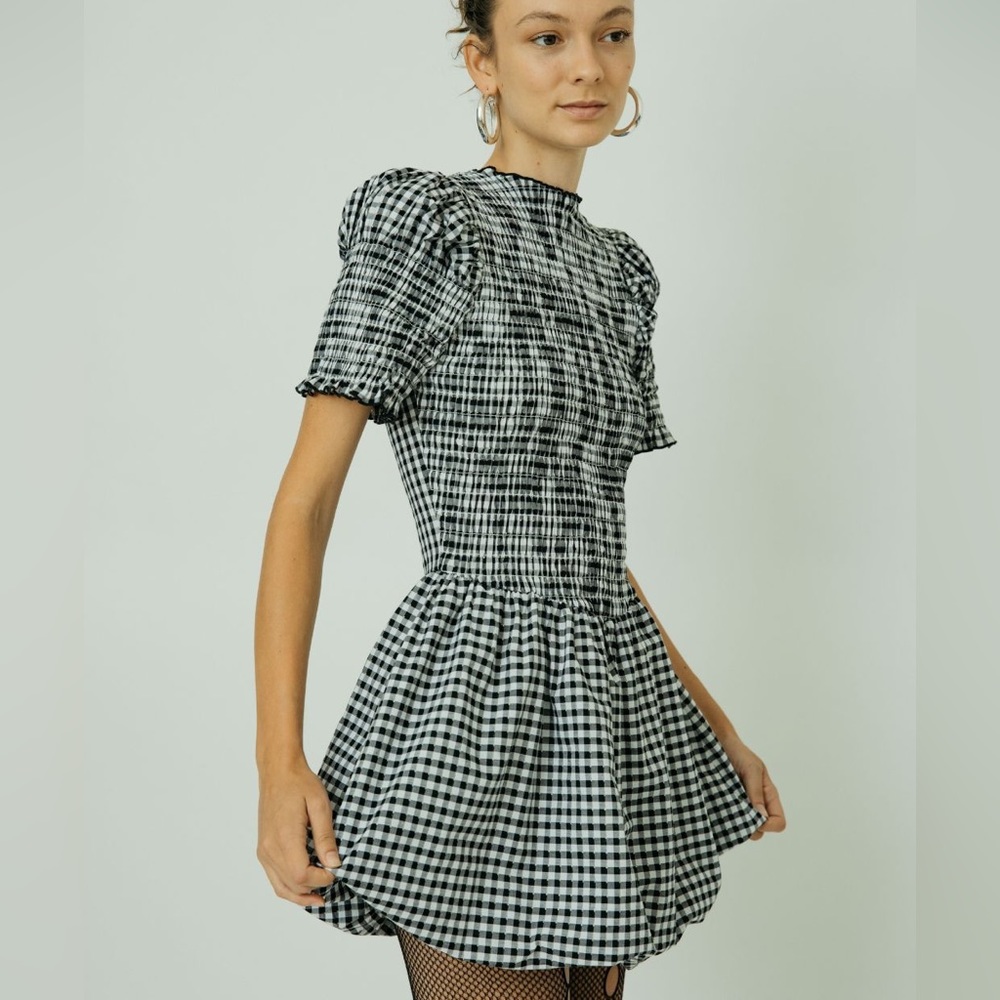 ISO GINGHAM BUBBLE APRÈS STUDIO DRESS!!